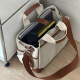 「荷物をひとまとめに」インナーバッグ付き 2WAY キャンバスバッグ