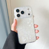 「お気に入りが、今日の気分を上げてくれる」シェル風 オーロラ iPhoneケース
