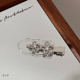 「メタルフラワー」ヘアクリップ