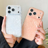 「お気に入りが、今日の気分を上げてくれる」シェル風 オーロラ iPhoneケース