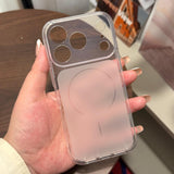 「透け感にひとクセ」大きなカメラウィンドウ シアーカラー iPhoneケース iPhone17 16 15