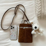 「マットレトロ」スクエアショルダーバッグ