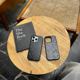 「クラシックリュクス」PUレザーパールiPhoneケース