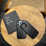 「クラシックリュクス」PUレザーパールiPhoneケース