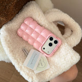 「ぷっくり手になじむ」バブルキルト風 iPhoneケース iPhone17 16 15