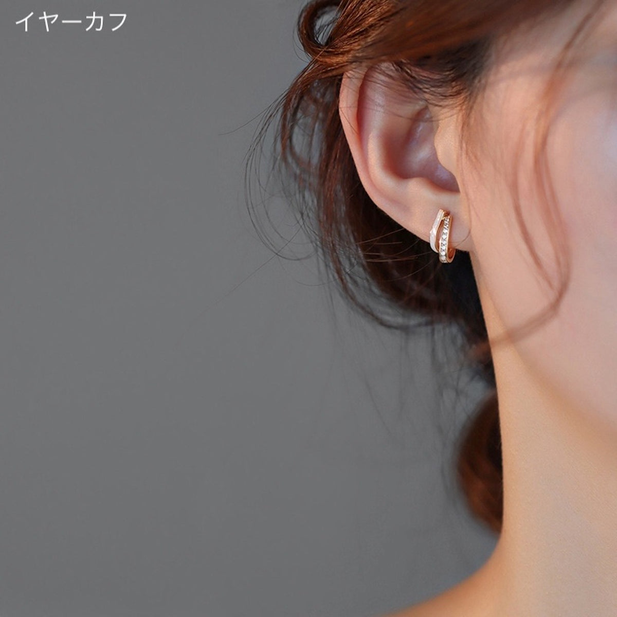 若干いびつのような存在感のあるフープピアス  LINES ゴールド 楽天市場】【残り1個】 バイボー フープ ピアス ゴールド ティア
