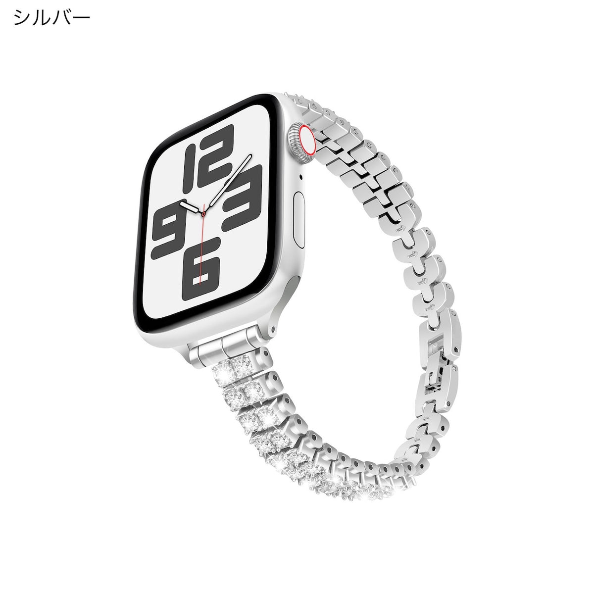 GUESS★着心地良いシリコン製♪ラインストーンApple Watchバンド SKU-04_1c736a99-10eb-428d-9a46