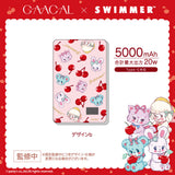 GAACAL×SWIMMER 薄型3in1 5000mAhモバイルバッテリー