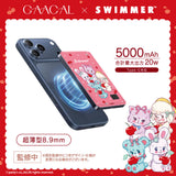 GAACAL×SWIMMER 薄型3in1 5000mAhモバイルバッテリー