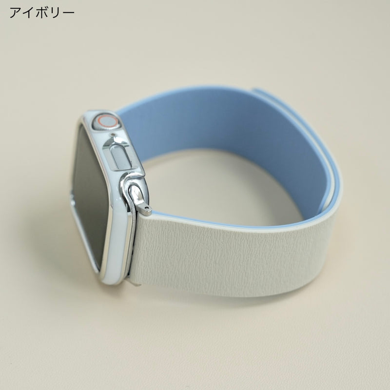 「夏に寄り添うシンプルさ」雲木目調シリコンバンド