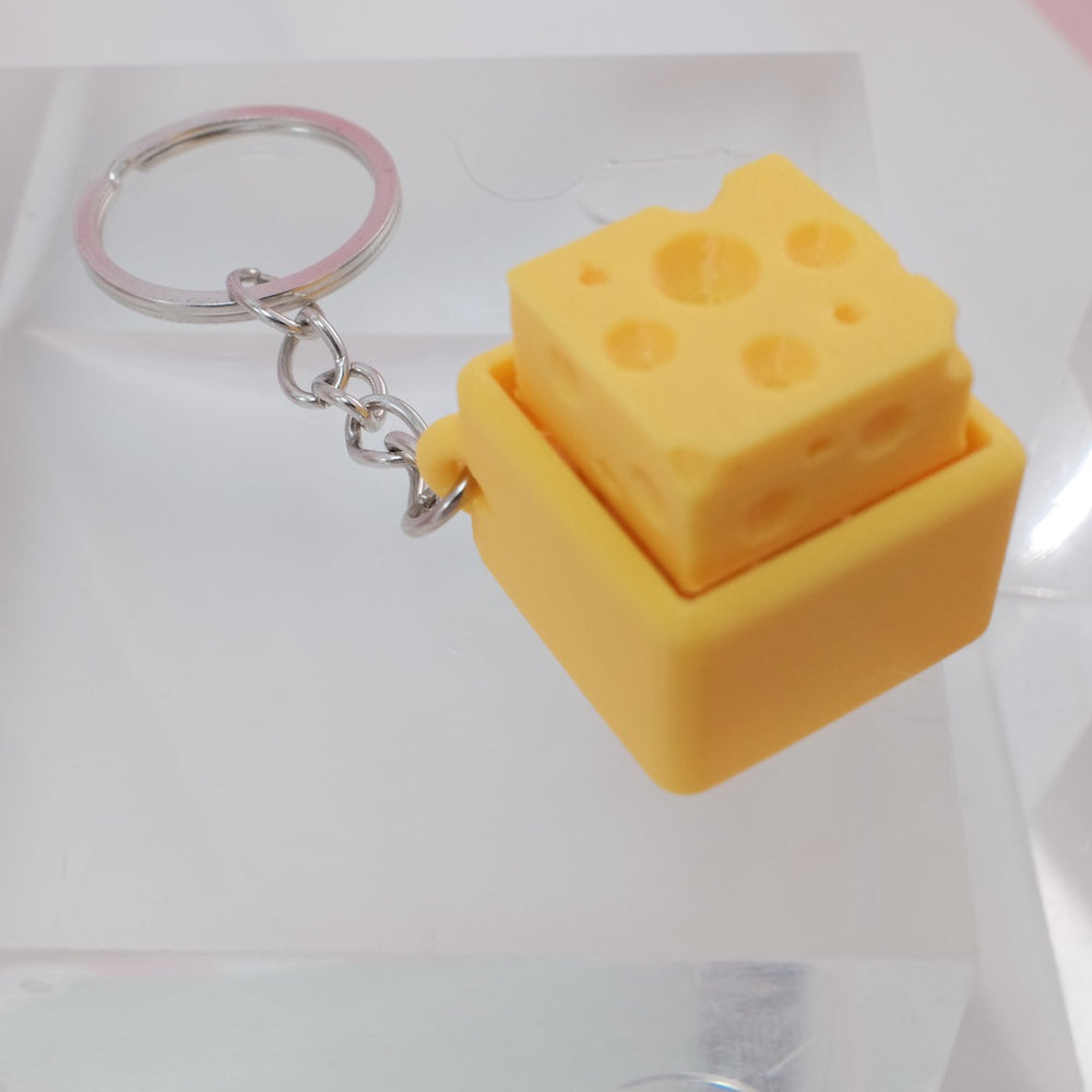 押すとクセになる！】かちかっちチーズクリッカー ストレス解消 3D