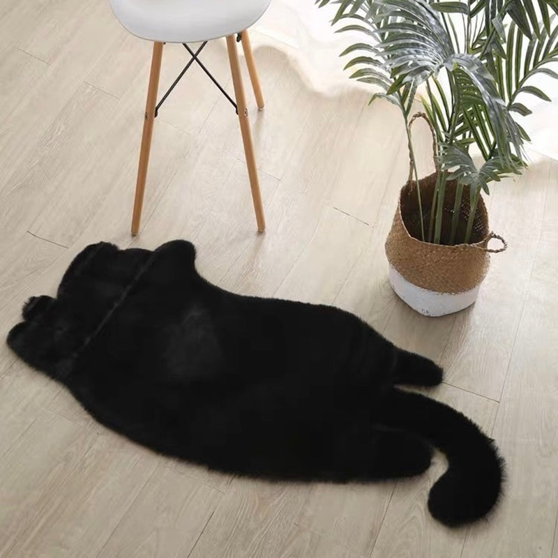 「癒シルエット」猫型カーペット
