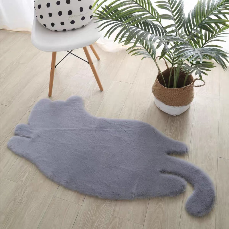 「癒シルエット」猫型カーペット