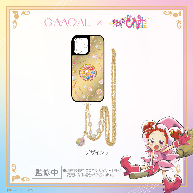 GAACAL×おジャ魔女どれみ スマホケース ストラップ付き（ミラータイプ