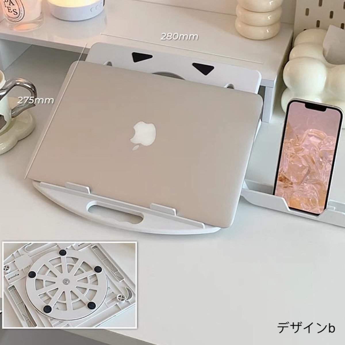 謙虚な多機能」PC/iPadスタンド