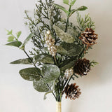 「冬の訪れ」造花アレンジメント