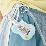 「ふわもこギター」ぬいぐるみ風チャーム