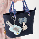 「ふわもこギター」ぬいぐるみ風チャーム