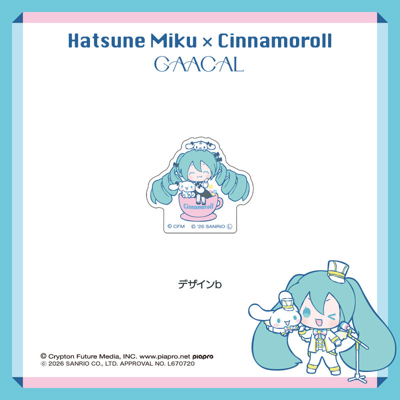 GAACAL×初音ミク×シナモロール ステッカーシール – gaacal