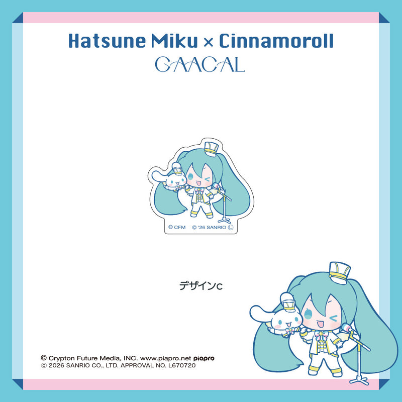 GAACAL×初音ミク×シナモロール ステッカーシール – gaacal