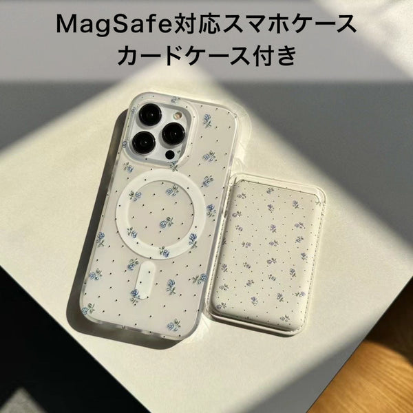 「ピタッとケース」カードケース付きMagSafe対応スマホケース