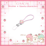 GAACAL限定『しろたん×サンリオキャラクターズ』 2in1急速充電ケーブル（ストラップ付き）データ転送対応