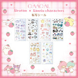 GAACAL限定『しろたん×サンリオキャラクターズ』  転写シール