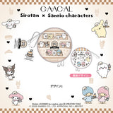 GAACAL限定『しろたん×サンリオキャラクターズ』 ポーチ（アクリルチャーム付き）