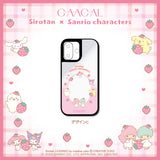 GAACAL限定『しろたん×サンリオキャラクターズ』 ハンドメイドスマホケース