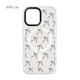「リボンチャーム」着せ替えデザインプレート【PaleCase(パレケース)専用】MagSafe対応