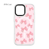 「リボンチャーム」着せ替えデザインプレート【PaleCase(パレケース)専用】MagSafe対応