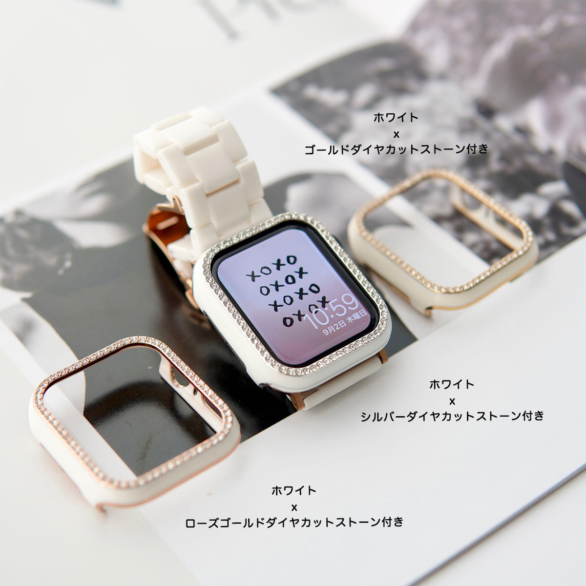 Made With CRYSTALLIZED Swarovski Elements Apple Watch Band