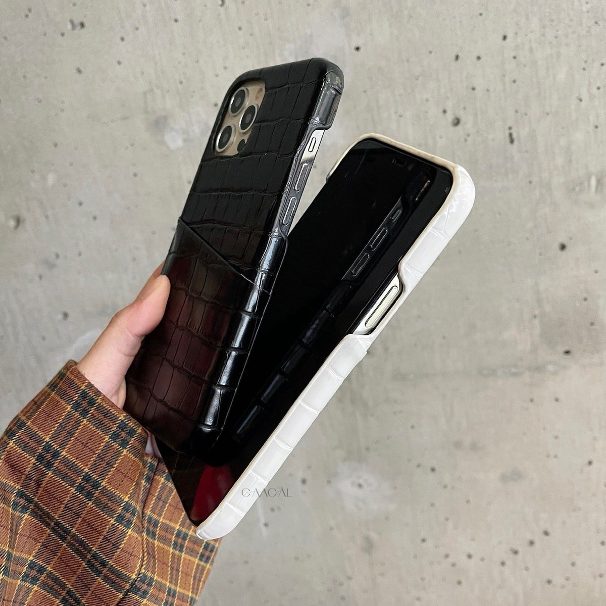 レザーiPhoneケース カードポケット付き 楽天市場】カードポケット付き2WAYレザー調iPhoneケース 女性