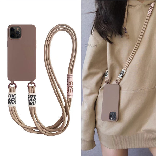 スマホハーネス」ストラップ付き2wayスマホケース