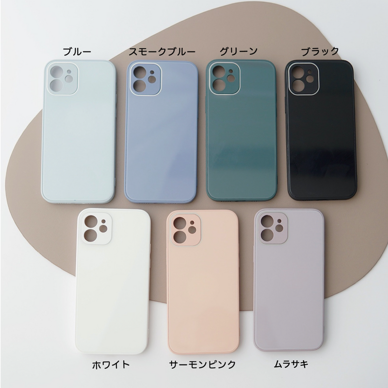 「私色に守られて」シンプル異素材iPhoneケース