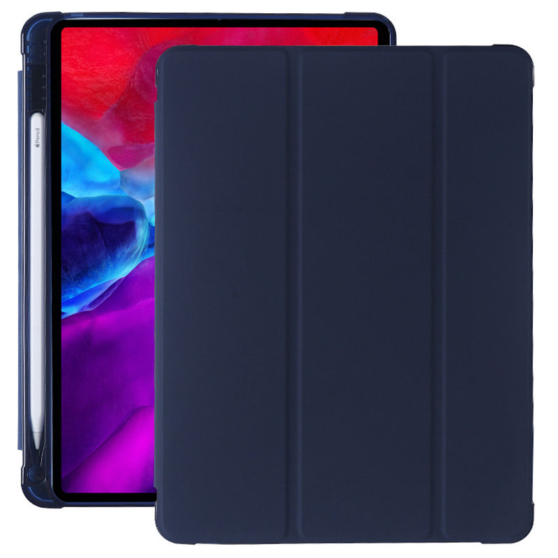 「好きな色で持ち歩く」三つ折スタンドカバーシンプルiPadケース - gaacal gaacal iPad Pro 11 インチ (第3世代/2021年) / ネイビー gaacal 雑貨 「好きな色で持ち歩く」三つ折スタンドカバーシンプルiPadケース