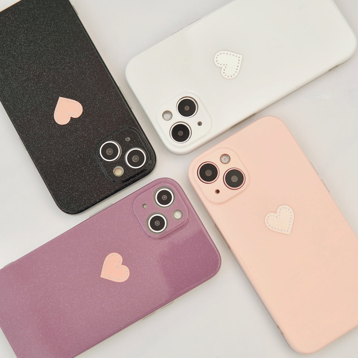 即納】「ポイントハート」ハート柄TPUスマホケース – gaacal