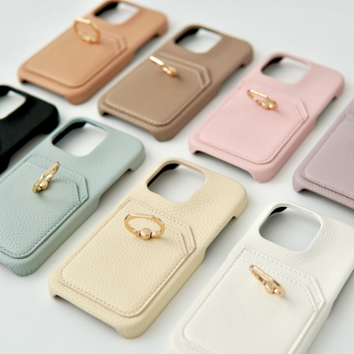 デイリーセット」落下防止リング付きスマホケース – gaacal