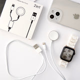 「1本2役」Applewatch iPhoneケーブル 充電ケーブル - gaacal gaacal gaacal 雑貨 「1本2役」Applewatch iPhoneケーブル 充電ケーブル