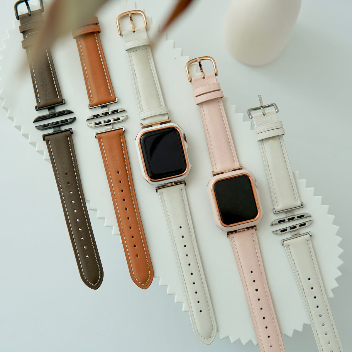 日常にひと呼吸」PUレザーアップルウォッチバンド – gaacal