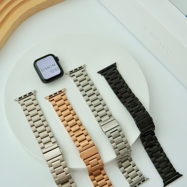 不動の安定感」ステンレスアップルウォッチバンド – gaacal