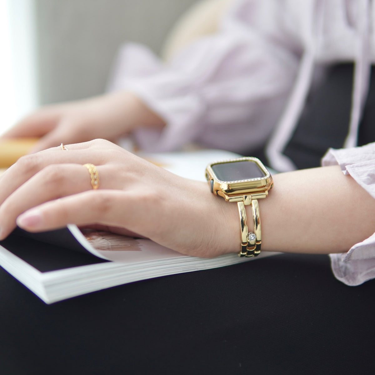 キラリシンメトリー」メタルアップルウォッチバンド – gaacal