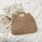 「涼風先取り」藁編みバッグ