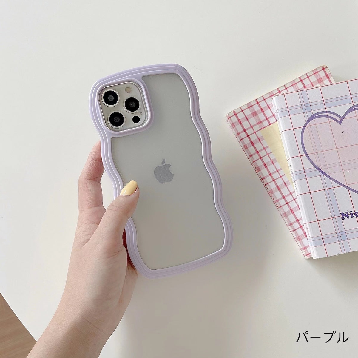 夏のフェミニンフレーム」6色展開波型フレームクリアケース – gaacal